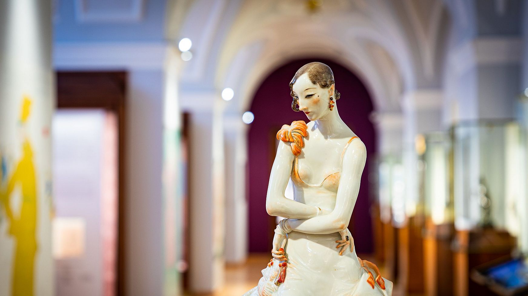 "Dame mit Fächer" von Paul Scheurich "Dame mit Fächer" von Paul Scheurich im Meissen Porzellan-Museum